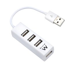Ewent EW1122 hub de interfaz USB 2.0 Blanco