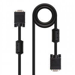 Nanocable CABLE SVGA CON FERRITA HDB15/M-HDB15/M 3.0 M