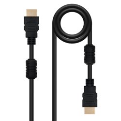 NANOCABLE CABLE HDMI V1.4 (ALTA VELOCIDAD / HEC) CON FERRITA, A/M-A/M, 3.0 M (10.15.1803)