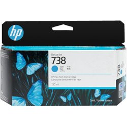 HP DESIGNJET 738 CARTUCHO CIAN 130ML