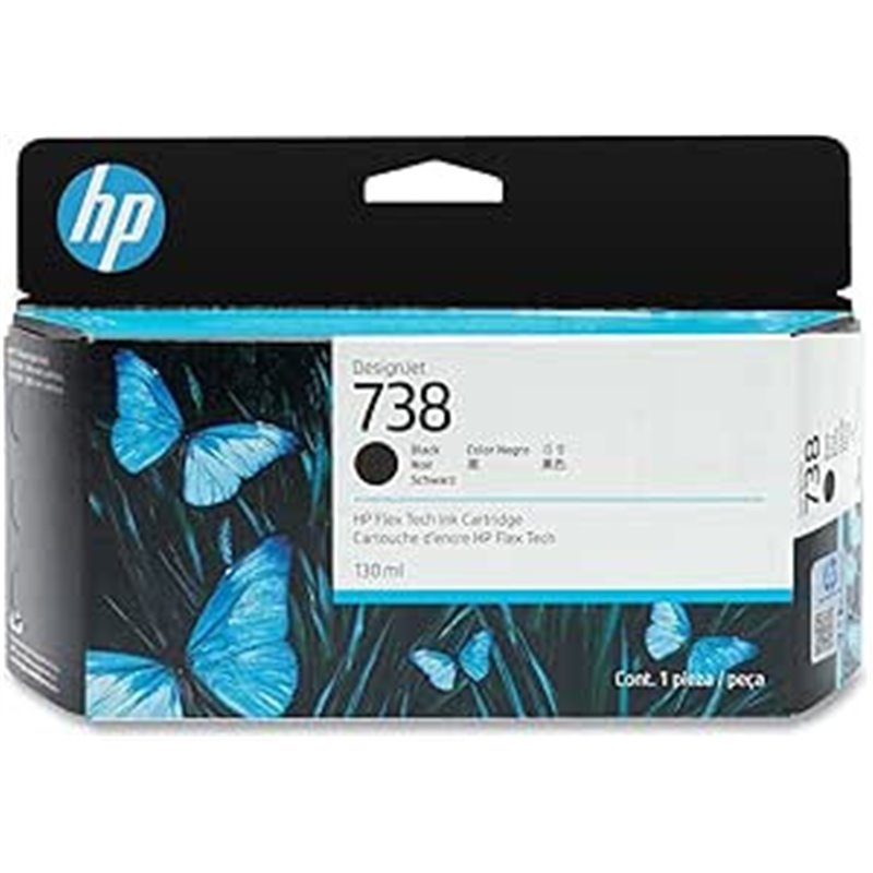 HP DESIGNJET 738 CARTUCHO NEGRO 130ML