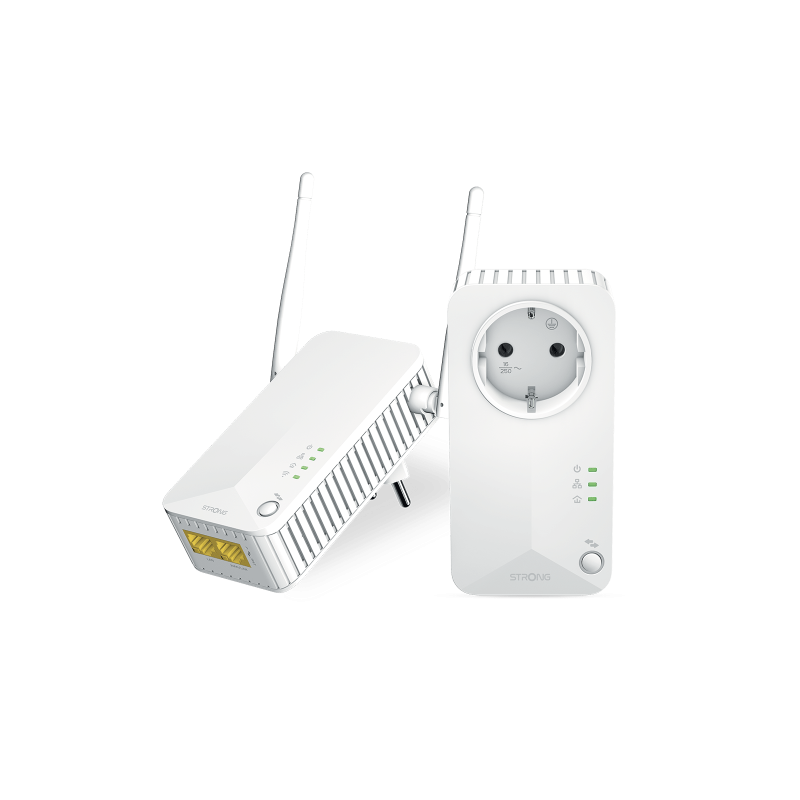 Strong Powerline Wi-Fi 600 Kit 600 Mbit/s Ethernet Wifi Blanco