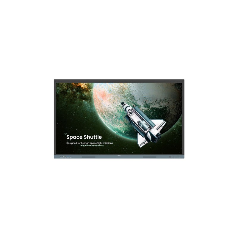 BenQ RE7504 Panel plano interactivo 190,5 cm (75") 450 cd / m² 4K Ultra HD Negro, Gris Pantalla táctil Procesador incorporado An