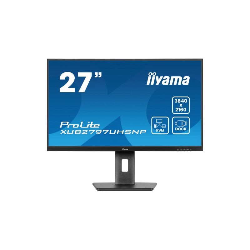 MONITOR IIYAMA 27 PULGADAS, IPS, DOCK, KVM, 96W, 3X3.2 1XC