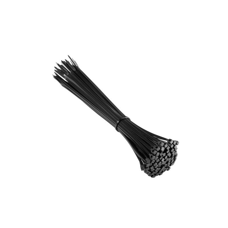 Ewent EW1564 presilla Brida de entrada paralela Nylon Negro 100 pieza(s)