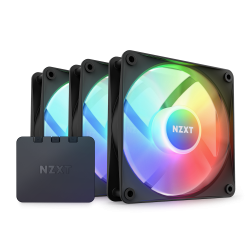NZXT F120 RGB Core Triple Pack Carcasa del ordenador Ventilador 12 cm Negro 3 pieza(s)