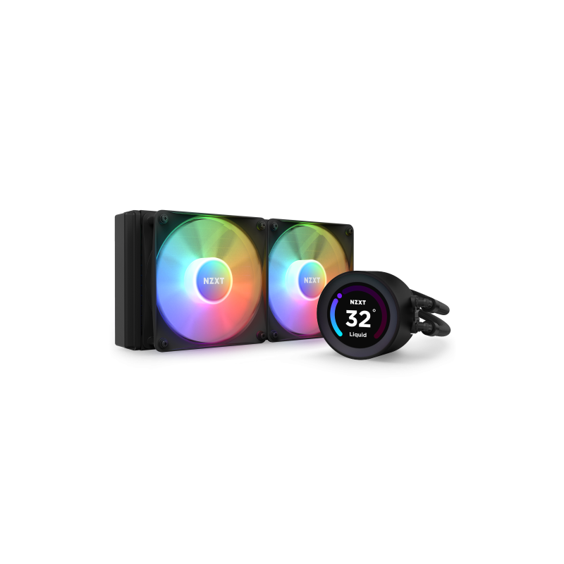 NZXT Kraken Elite 240 RGB Procesador Sistema de refrigeración líquida todo en uno 12 cm Negro 1 pieza(s)