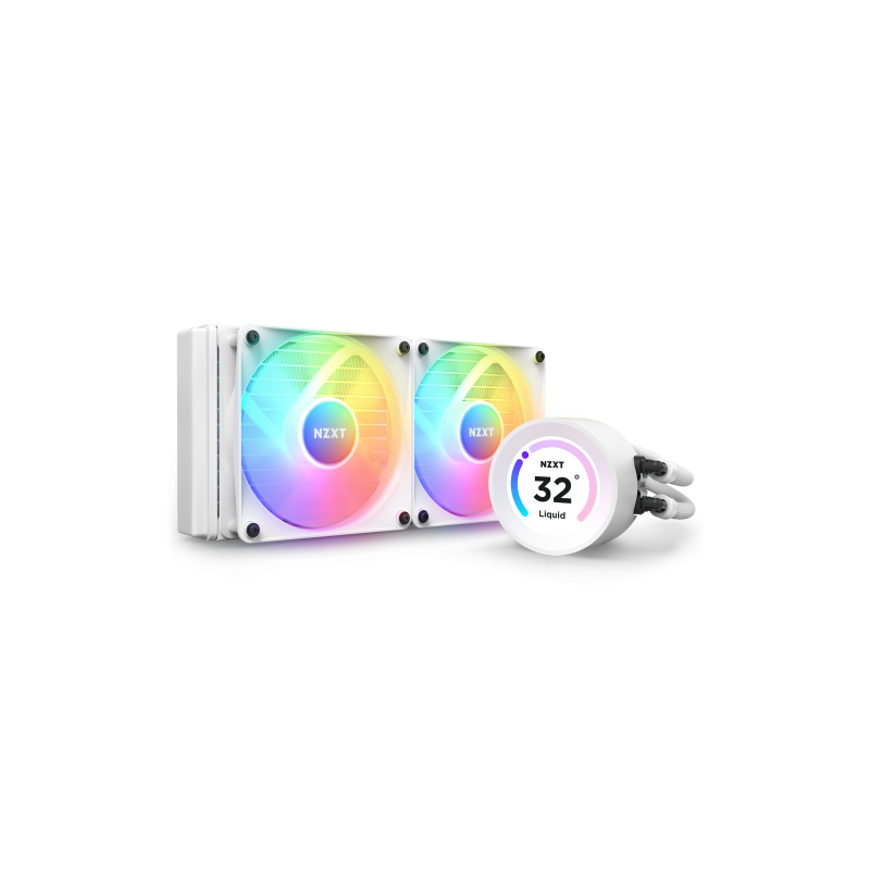 NZXT Kraken Elite 240 RGB Procesador Sistema de refrigeración líquida todo en uno 12 cm Blanco 1 pieza(s)