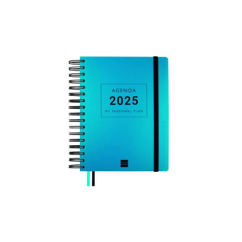 AGENDA 16 MESES SEPTIEMBRE 2024-DICIEMBRE 2025 4º 155X217 SEMANA VISTA VERTICAL TEMPUS AZUL FINOCAM 626600425