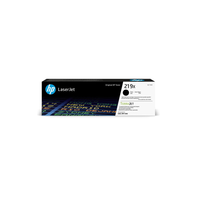 HP Cartucho de Tóner Original LaserJet 219X de alta capacidad negro