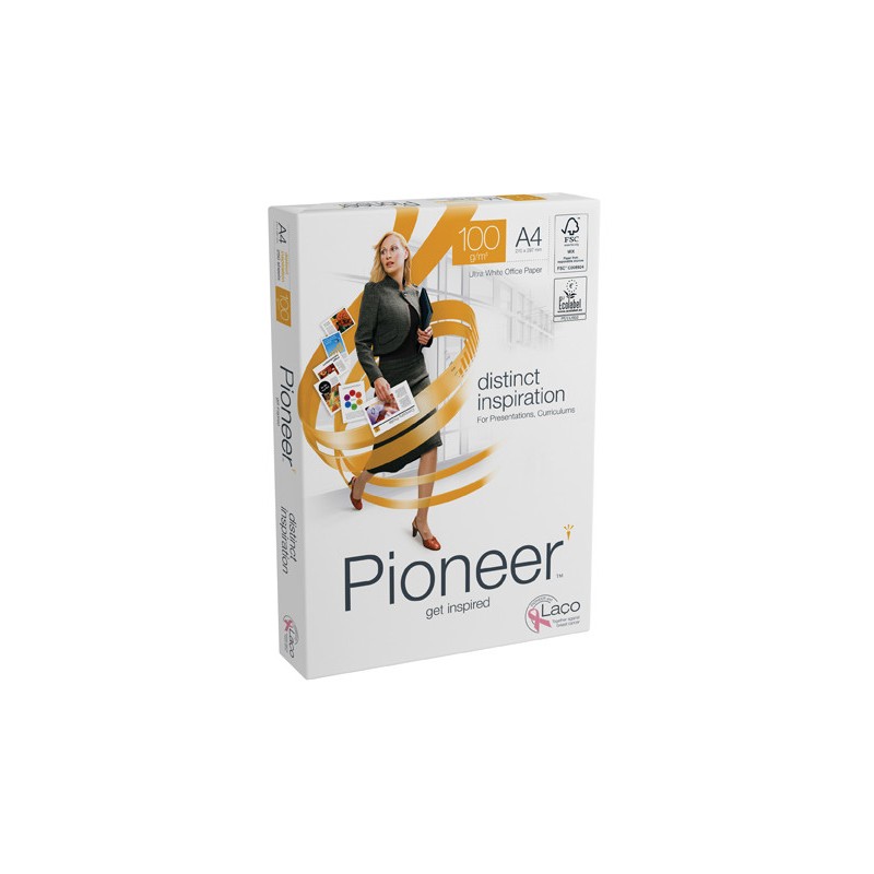 PAQUETE 250H PAPEL DISTINCT PREMIUM 100GR A4 PIONEER CIE 169 PNR1000069