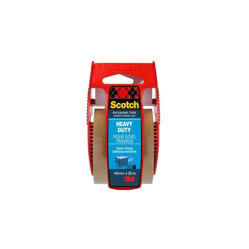 ROLLO CINTA DE EMBALAJE TAREAS DIFÍCILES MARRÓN 48MM X 20M CON DISPENSADOR C5020D SCOTH 7100300144