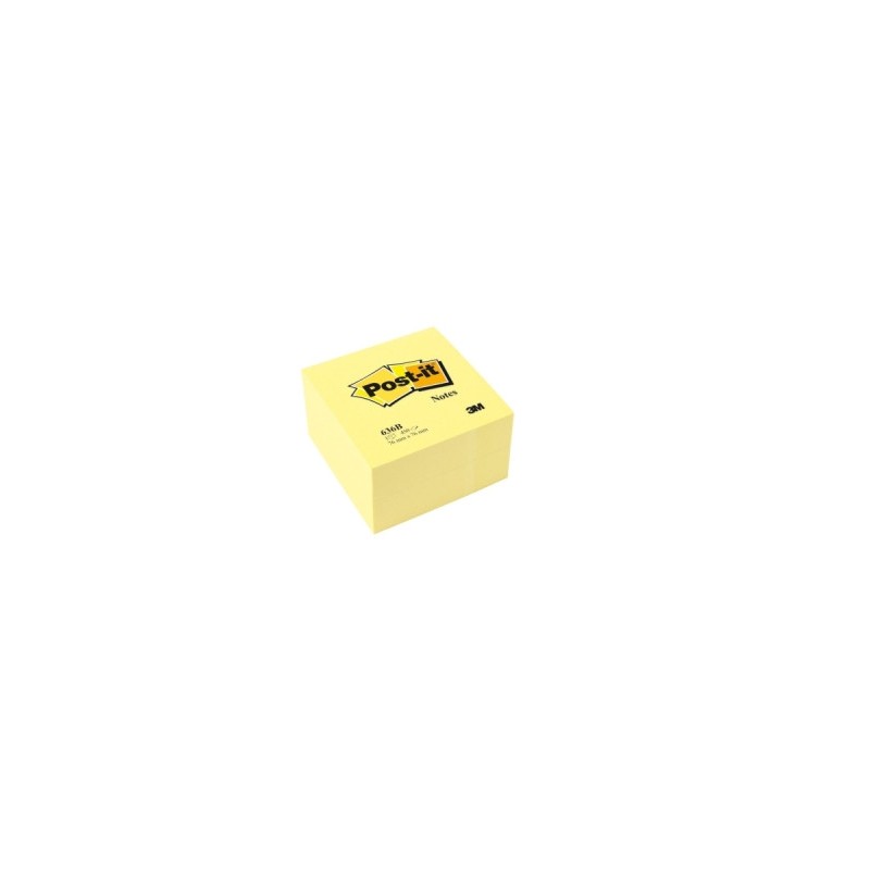 CUBO 450 HOJAS NOTAS ADHESIVAS 76X76MM CANARY YELLOW 636-B POST-IT 7100172238