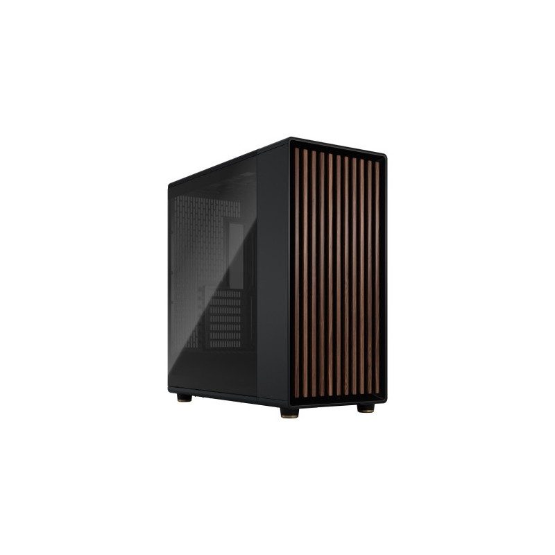 Fractal Design FD-C-NOR1X-02 carcasa de ordenador Midi Tower Negro, Carbón vegetal