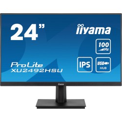 MONITOR IIYAMA 24" PROLITE SLIM XU2492HSU-B6, IPS, 100HZ, 0,4 MS, USB, HDMI, DISPLAYPORT, ALT 2x2W, INCLI