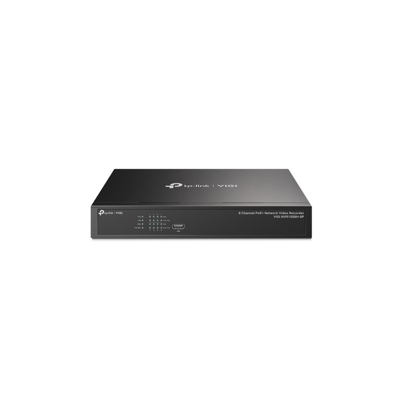 TP-Link VIGI NVR1008H-8P Grabadore de vídeo en red (NVR) Negro