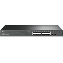 TP-Link TL-SG2218P switch L2/L2+ Gigabit Ethernet (10/100/1000) Energía sobre Ethernet (PoE) 1U Negro