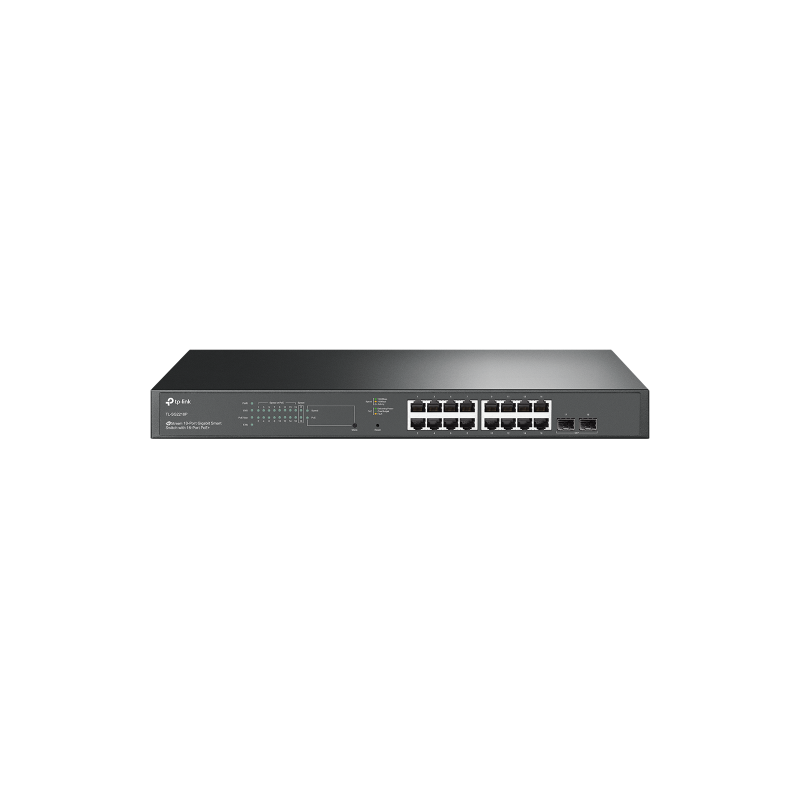 TP-Link TL-SG2218P switch L2/L2+ Gigabit Ethernet (10/100/1000) Energía sobre Ethernet (PoE) 1U Negro