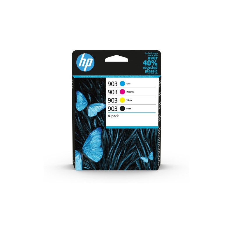 HP Paquete de 4 cartuchos de tinta Original 903 negro/cian/magenta/amarillo