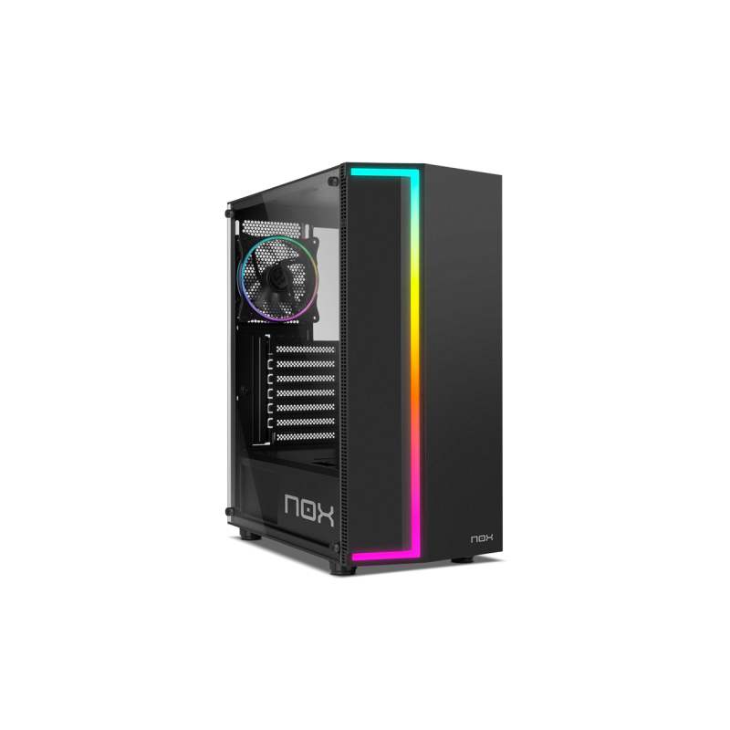 NOX CAJA ATX INFINITY GAMMA. SEMITORRE. ARGB RAINBOW. LATERAL CRISTAL TEMPLADO