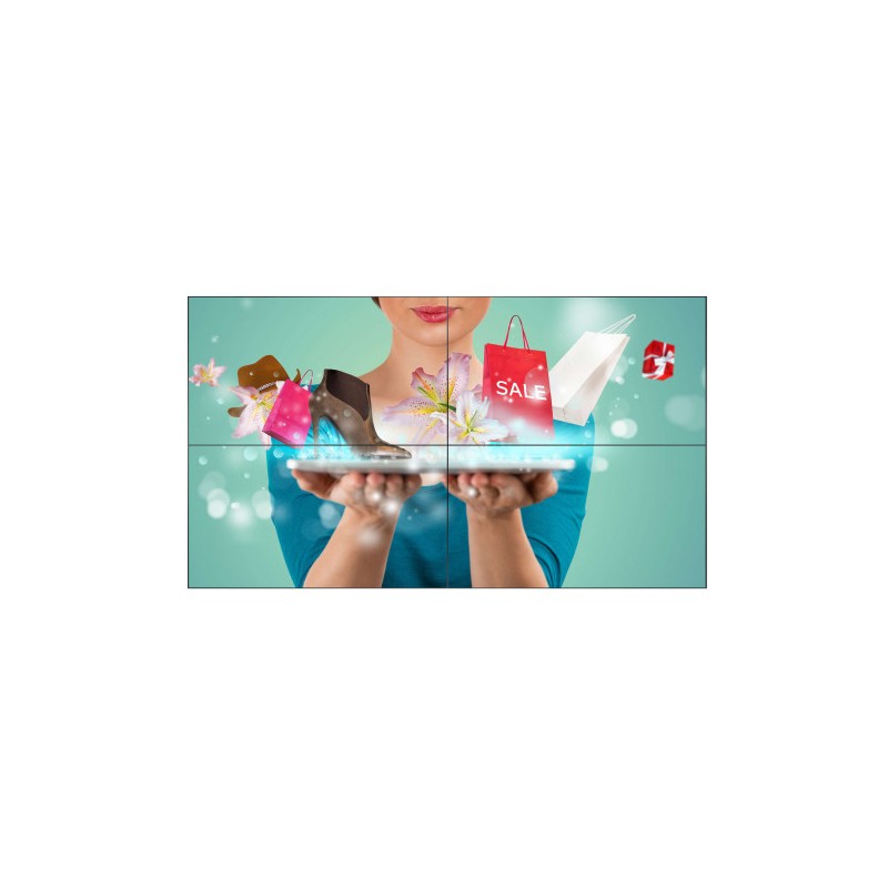 MONITOR PHILIPS 55" VIDEOWALL / PANEL IPS D-LED 16:9 / 1920X1080 500CD/M2 / 8MS / PIXEL PITCH 0.63X0.63 / VESA 400X400/M6 / SOC 