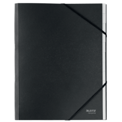 CARPETA CLASIFICADORA DE CARTON 12 POSICIONES A4 RECYCLE 100% NEGRO LEITZ 39150095
