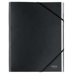CARPETA CLASIFICADORA DE CARTON 6 POSICIONES A4 RECYCLE 100% NEGRO LEITZ 39140095