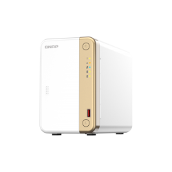 QNAP TS-262 NAS Torre Ethernet Oro, Blanco N4505