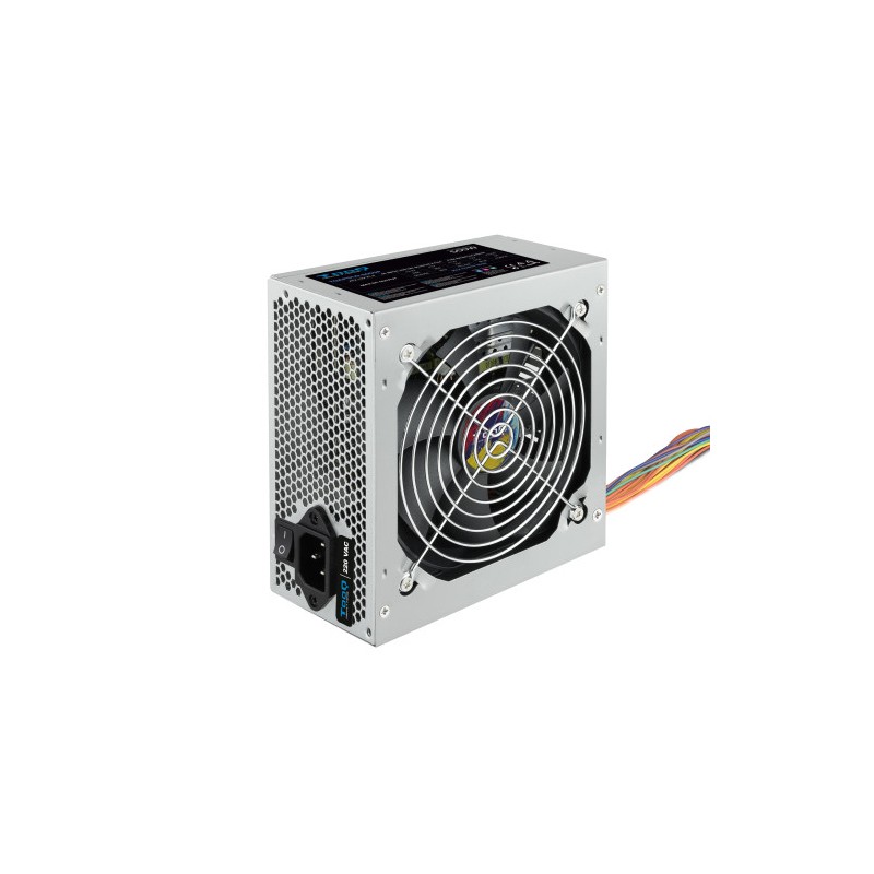 TooQ TQAPOLO-500SP unidad de fuente de alimentación 500 W 20+4 pin ATX ATX Plata