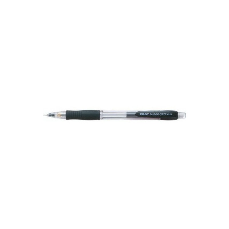 PORTAMINAS SUPERGRIP H-187 SUPERGRIP CUERPO NEGRO 0,7MM PILOT H-187-SL-B