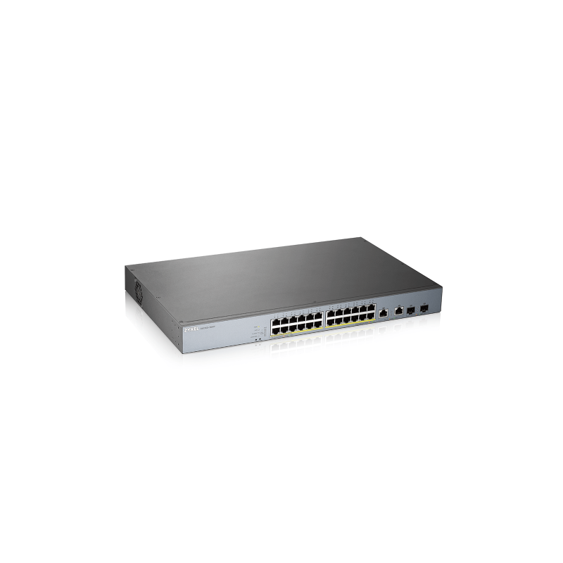Zyxel GS1350-26HP-EU0101F switch Gestionado L2 Gigabit Ethernet (10/100/1000) Energía sobre Ethernet (PoE) Gris
