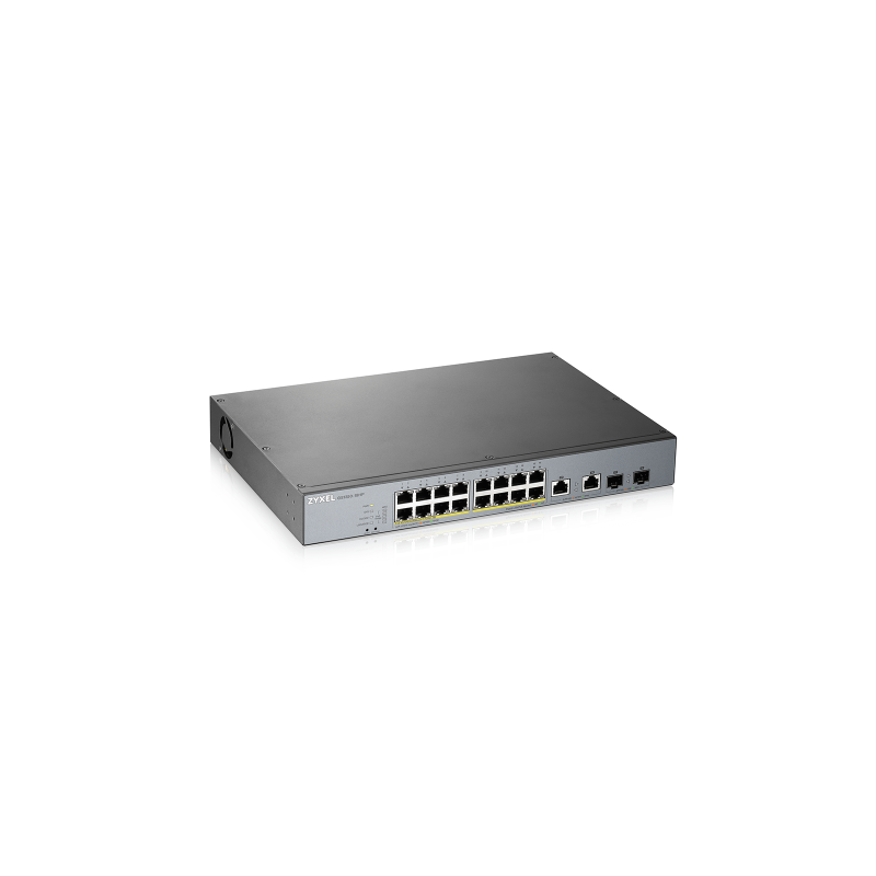 Zyxel GS1350-18HP-EU0101F switch Gestionado L2 Gigabit Ethernet (10/100/1000) Energía sobre Ethernet (PoE) Gris