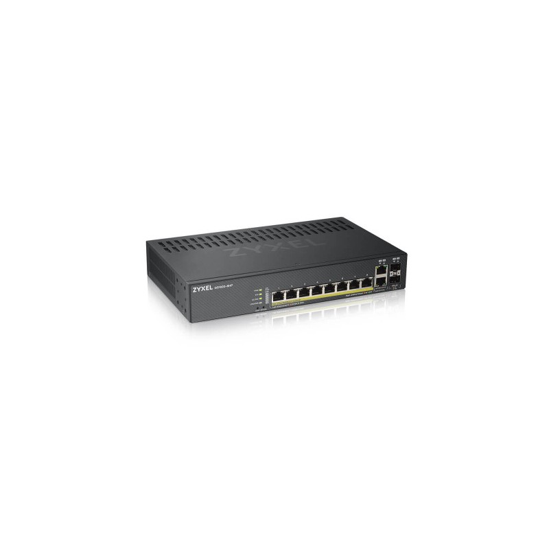 Zyxel GS1920-8HPV2 Gestionado Gigabit Ethernet (10/100/1000) Energía sobre Ethernet (PoE) Negro