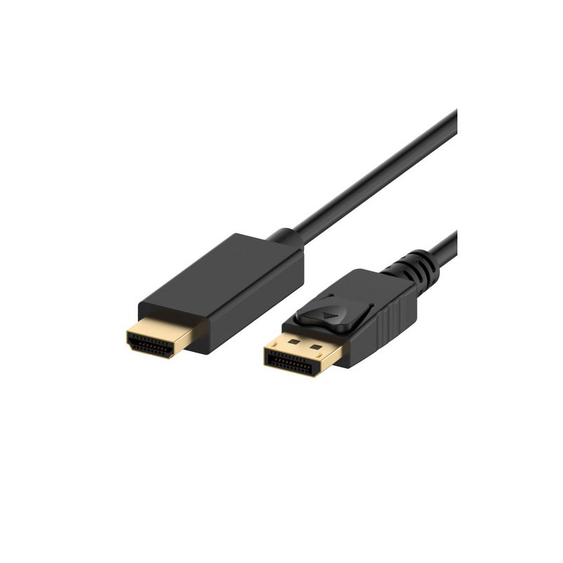 Ewent EC1431 adaptador de cable de vídeo 1,8 m DisplayPort HDMI tipo A (Estándar) Negro