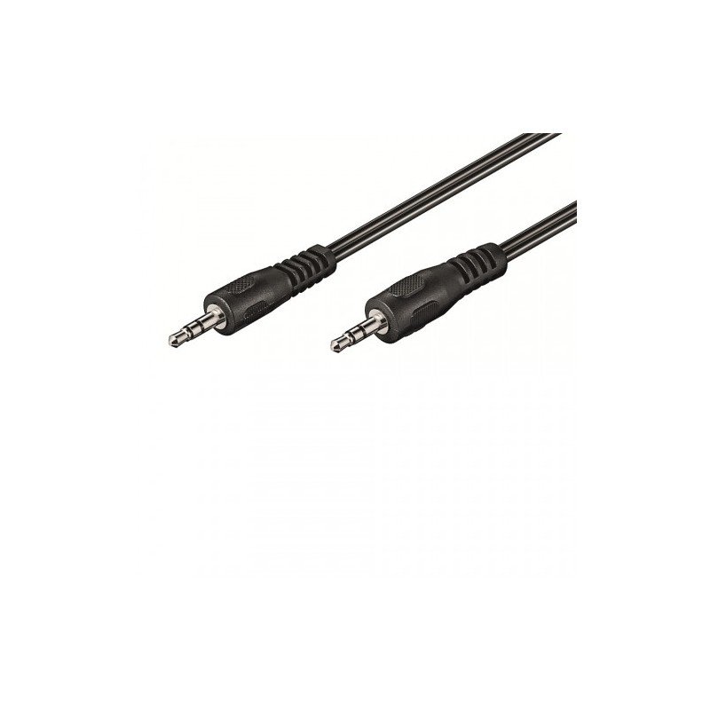 Ewent EW-220101-050-N-P cable de audio 5 m 3,5mm Negro