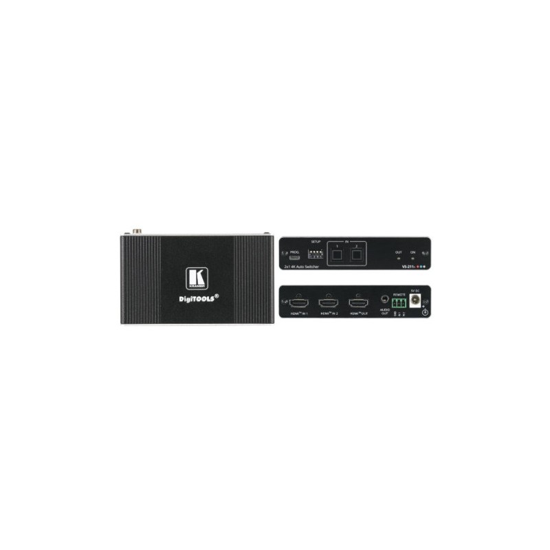 KRAMER AVSM 2X1 4K HDR HDMI AUTO SWITCHER - VS-211X (20-80549090)