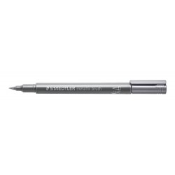 Staedtler 8321 marcador 1 pieza(s) Punta de pincel Plata
