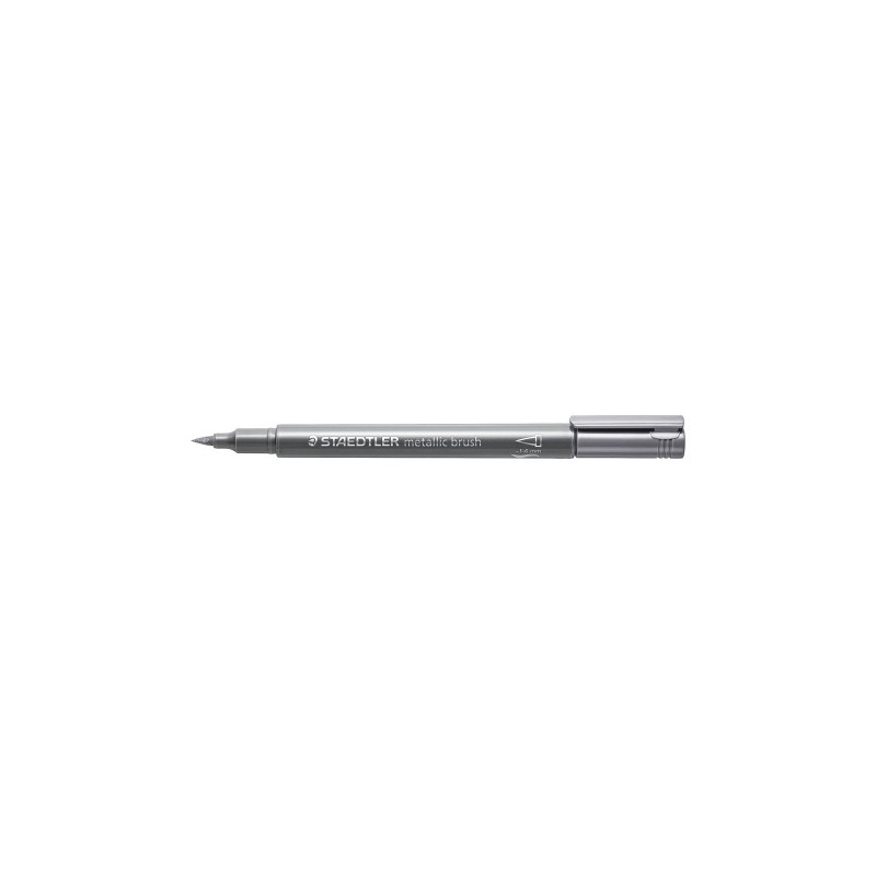 Staedtler 8321 marcador 1 pieza(s) Punta de pincel Plata