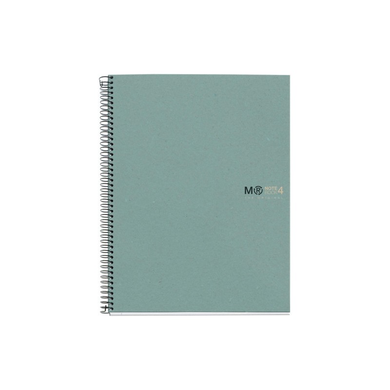 CUADERNO 100% RECICLADO NB-4 A4 120HOJAS ECOAZUL MIQUELRIUS 6083