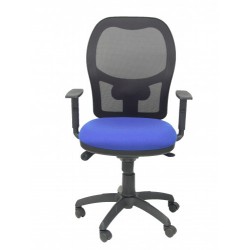 SILLA JORQUERA MALLA NEGRA ASIENTO BALI AZUL PIQUERAS Y CRESPO 15SNBALI229