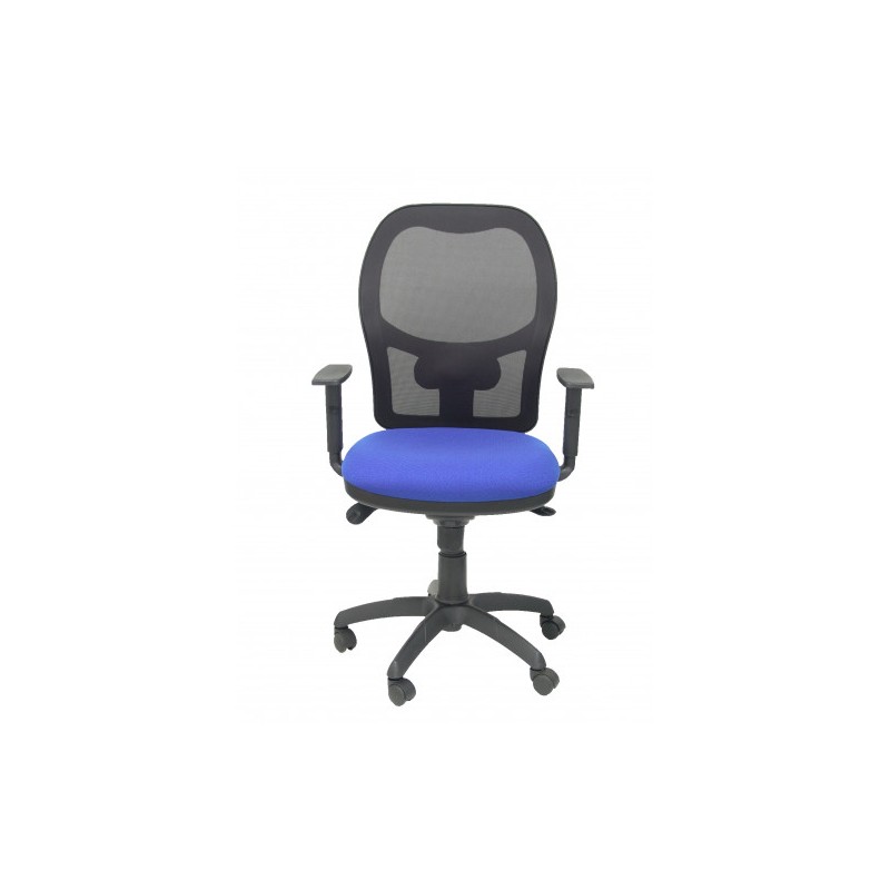 SILLA JORQUERA MALLA NEGRA ASIENTO BALI AZUL PIQUERAS Y CRESPO 15SNBALI229