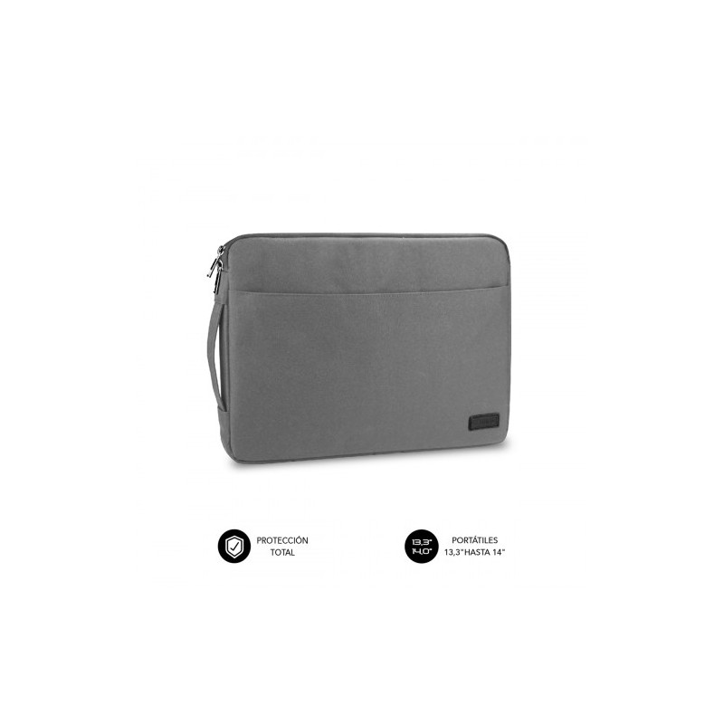 SUBBLIM Funda Ordenador Urban Laptop Sleeve 13,3-14" Grey