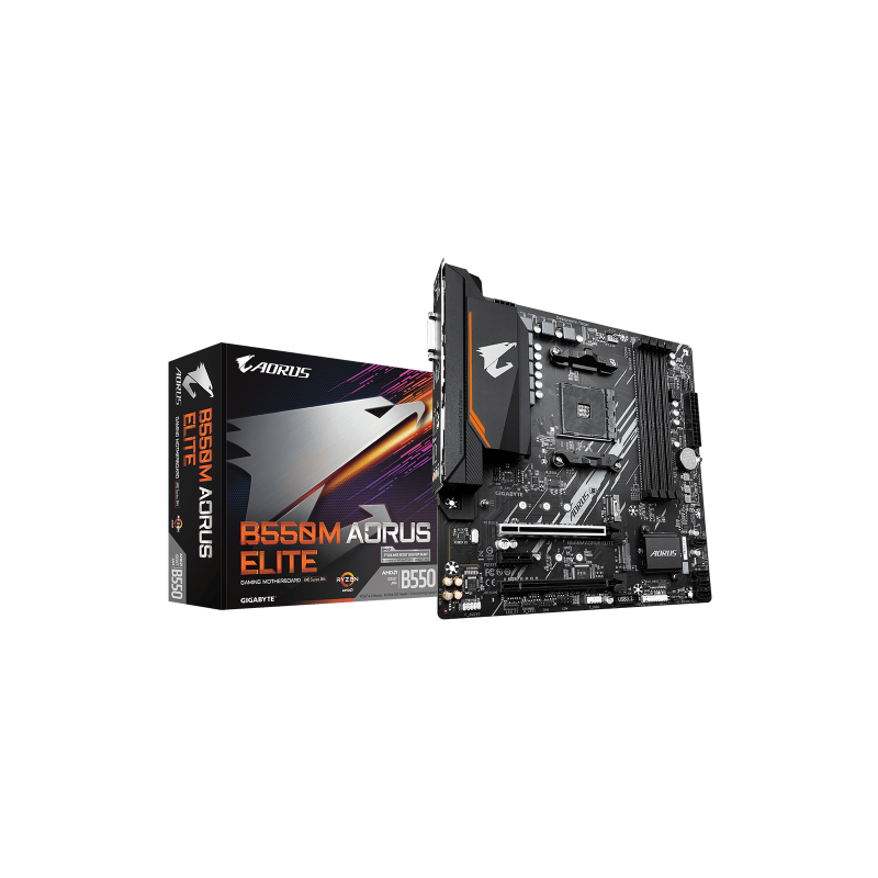 Gigabyte B550M AORUS ELITE Zócalo AM4 Micro ATX AMD B550