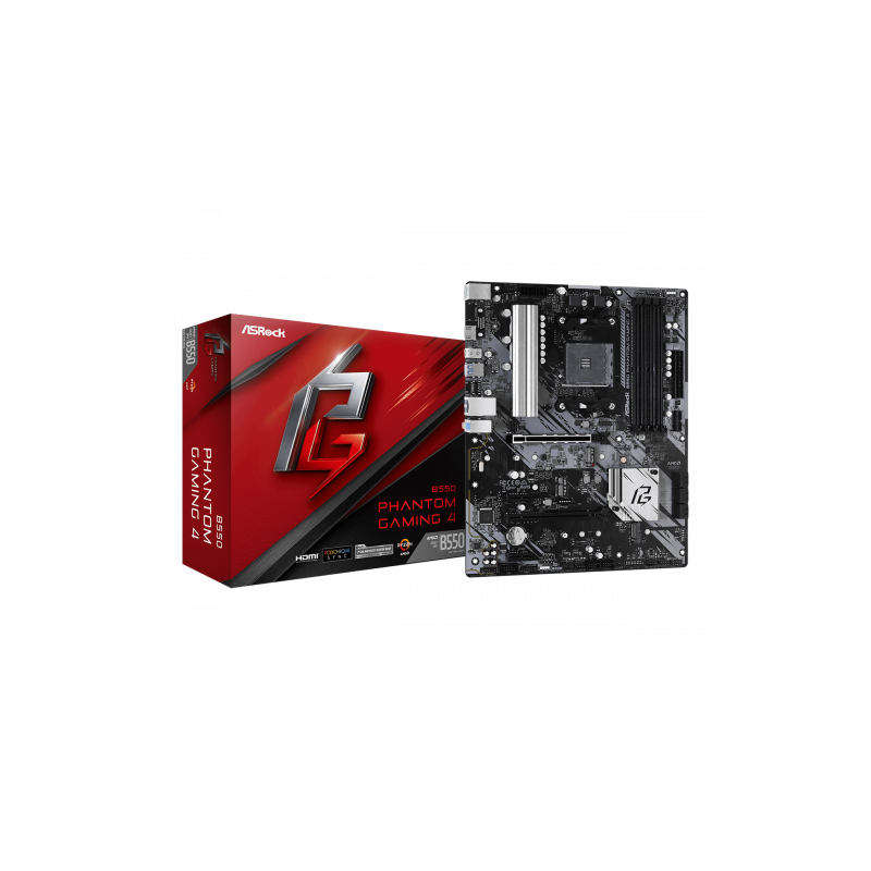 Asrock B550 Phantom Gaming 4 AMD B550 Zócalo AM4 ATX