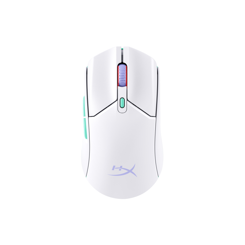 HP HyperX Pulsefire Haste 2 Core inalámbricos: ratón gaming (blanco/verde/púrpura)