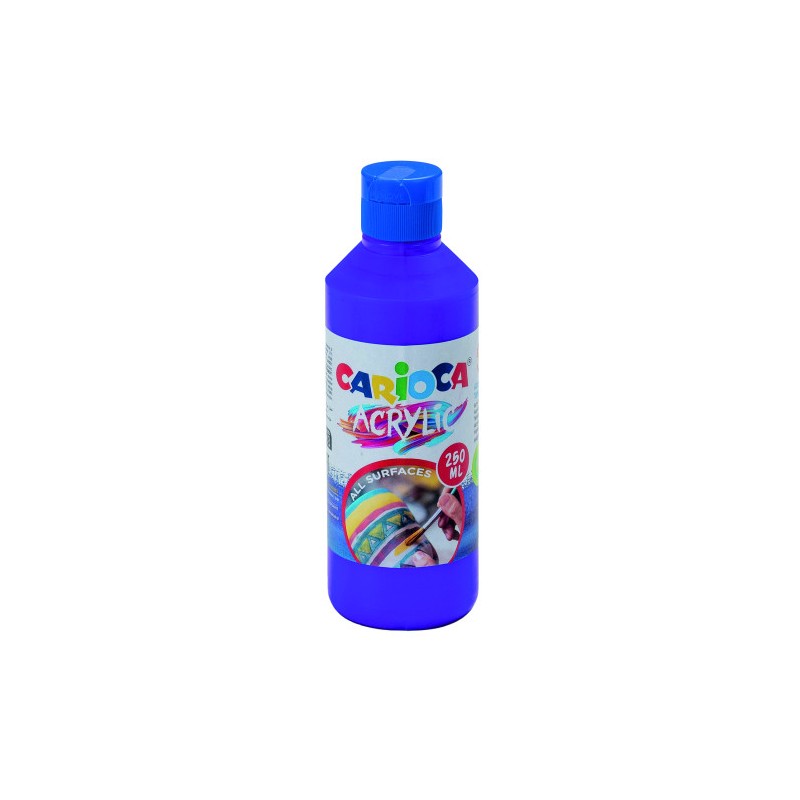 BOTELLA PINTURA ACRILICA 250 ML. MORADO CARIOCA 40431/18