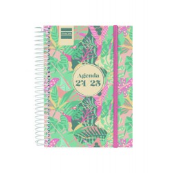 AGENDA ESCOLAR 2024-2025 8º 120X164 1 DÍA PÁGINA SECUNDARIA EXOTIC FINOCAM 634264725