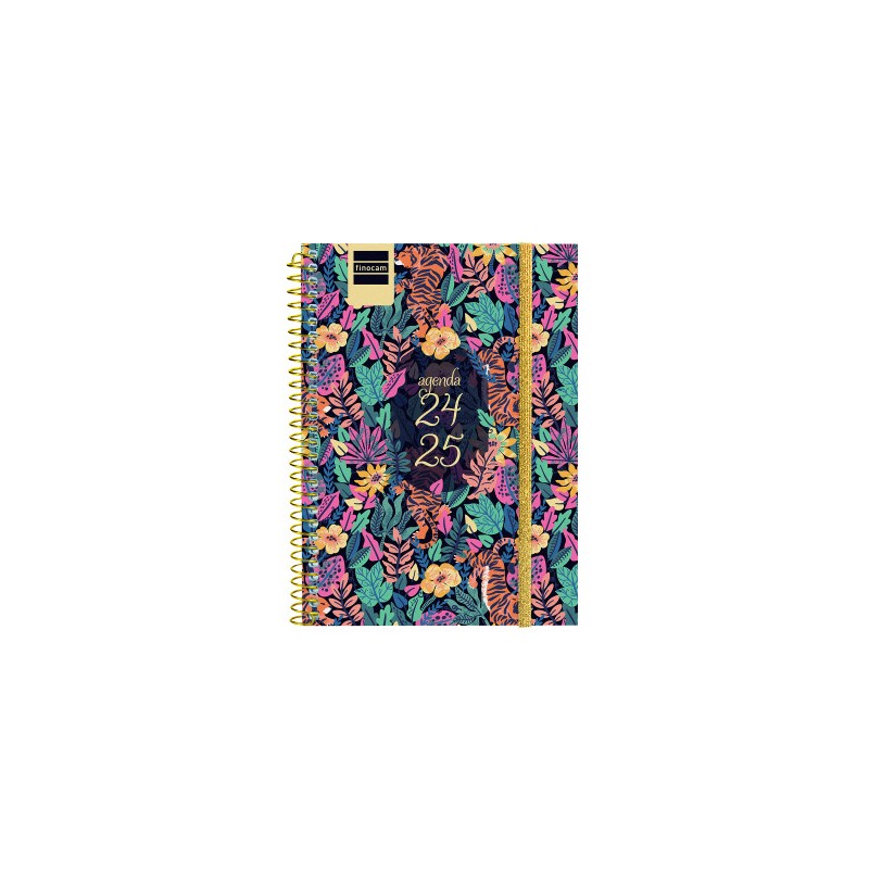 AGENDA ESCOLAR 2024-2025 8º 120X164 SEMANA VISTA HORIZONTAL SECUNDARIA TIGER FINOCAM 634223625