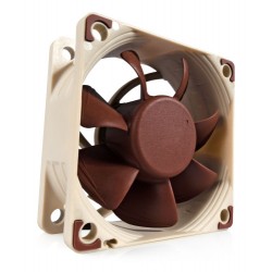 NOCTUA VENTILADOR CAJA NF-A6X25 PWM, 60MM FAN, 60X60X25MM, 12V, 3000RPM/2300RPM/550RPM, 19,3 DB(A), 29,2 M3/H, 2,18 MM H2O, 4 PI