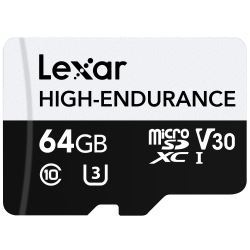 Lexar High-Endurance 64 GB MicroSDXC UHS-I Clase 10